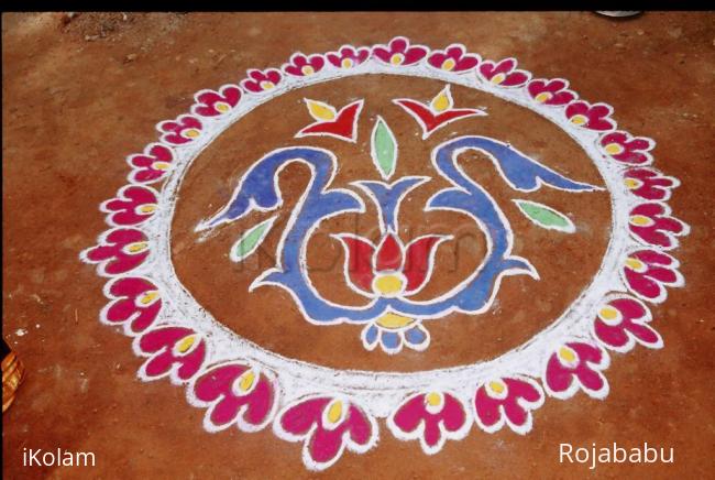 Rangoli: freehand rangoli