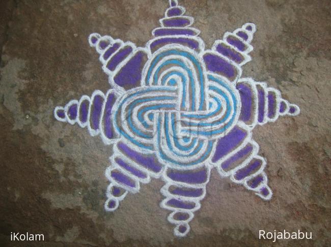 Rangoli: sangu poo kolam