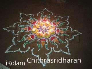 Rangoli: karthigai deepam special