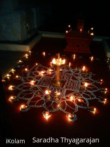 Rangoli: karthigai maa kolam