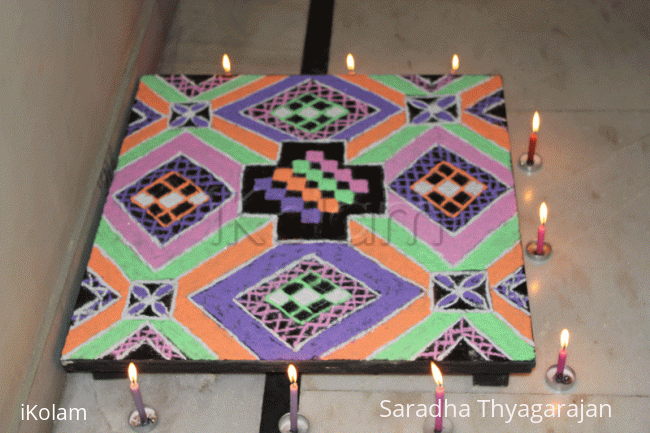 Rangoli: karthigai kolam