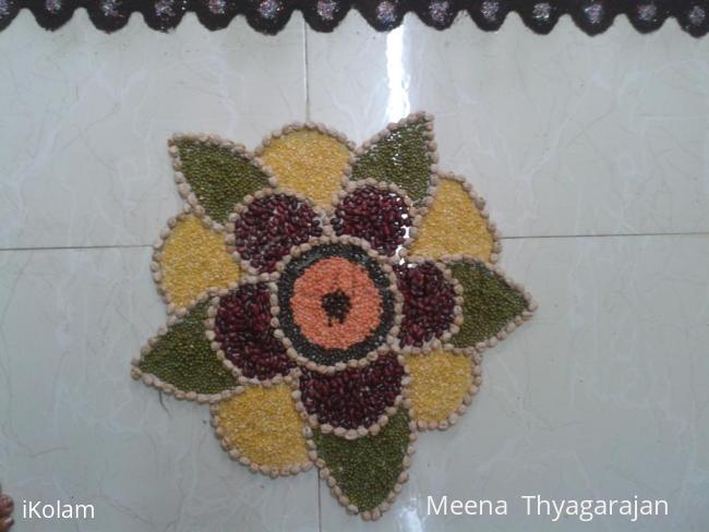 Rangoli: GRAINS RANGOLI