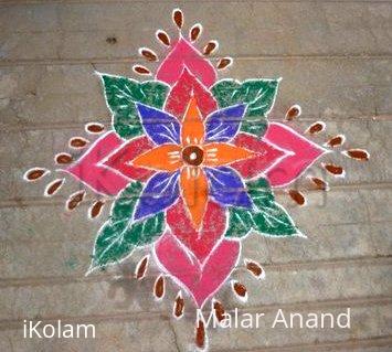 Rangoli: Simple kolam