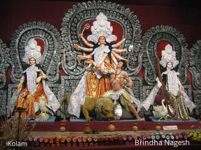 Durga - from various Pandals in Kolkata -5 - durga puja 058.JPG