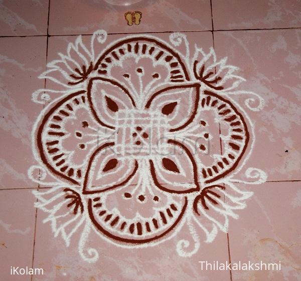 Rangoli: Freehand padi kolam