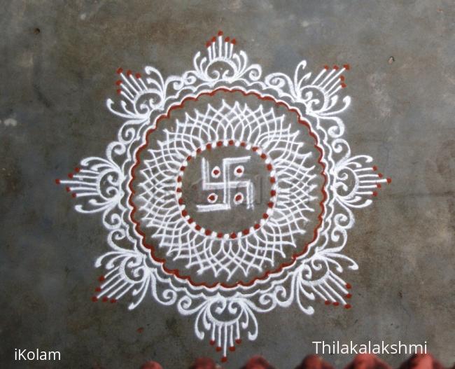 Rangoli: Vinayaka Chathurthi kolam