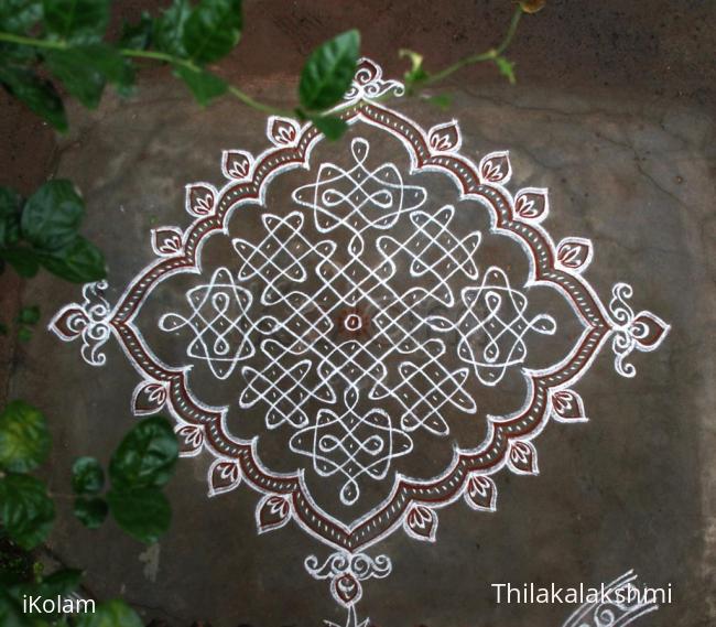 Rangoli: Chikku kolam