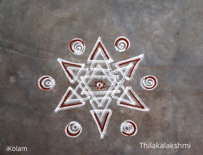 Rangoli: Star kolam