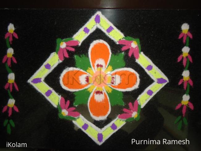 Rangoli: Dotted Bloom