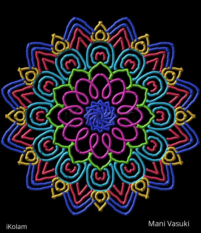 Rangoli: freehand digital rangoli