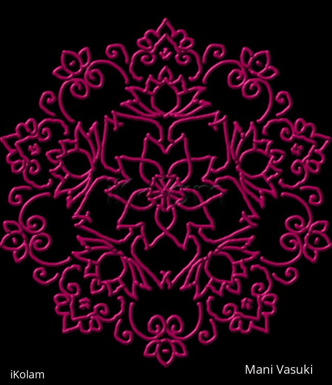 Rangoli: freehand digital rangoli