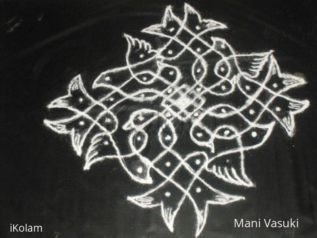 Rangoli: pulli kolam