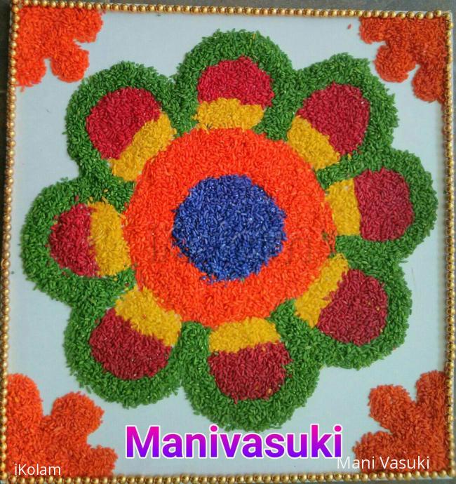 Rangoli: Tamil  new year  rangoli 