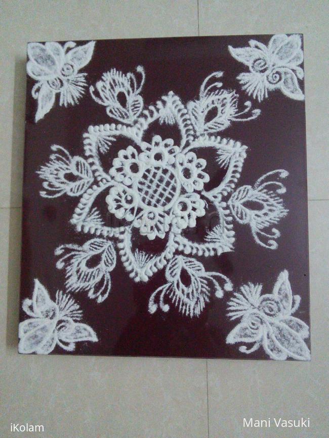 Rangoli: Freehand  design 