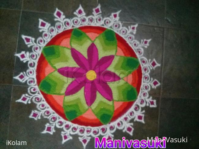 Rangoli: Pongal kolam 