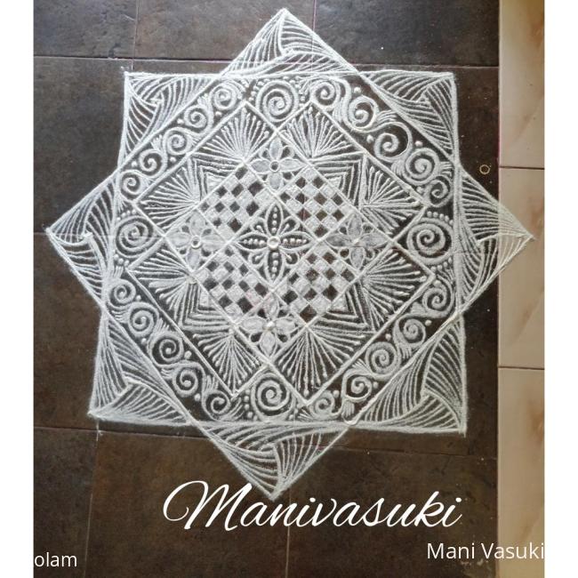 Rangoli: Margazhi kolam 