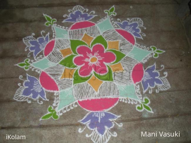 Rangoli: free hand design