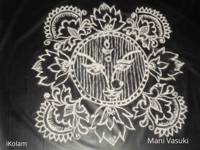 Rangoli: women's day rangoli