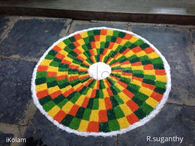 Rangoli: Rangoli (kerala poo kolam model)