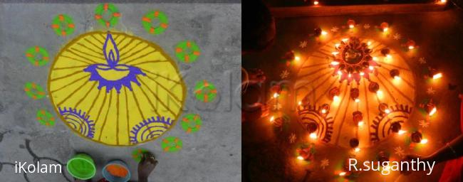 Rangoli: Karthigai Kolam