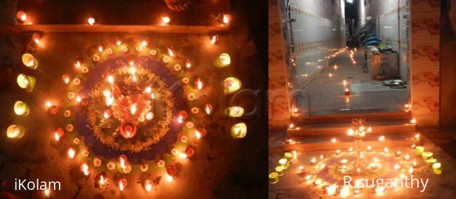 Rangoli: Karthigai Kolam