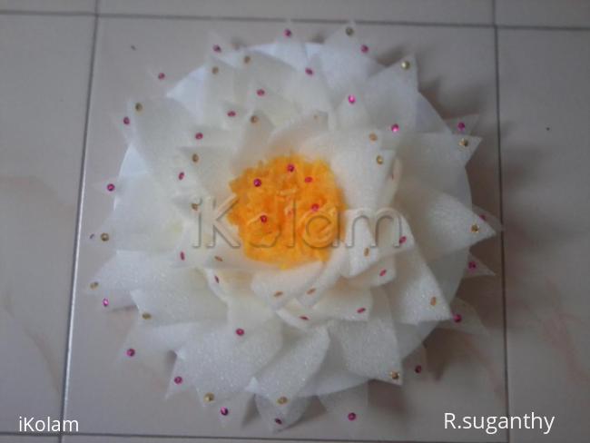 Rangoli: Sponge Rangoli