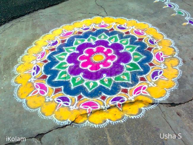 Rangoli: Free hand rangoli