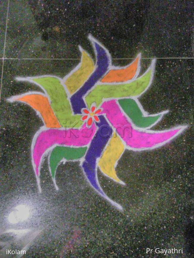 Rangoli: Margazhi kolam#3