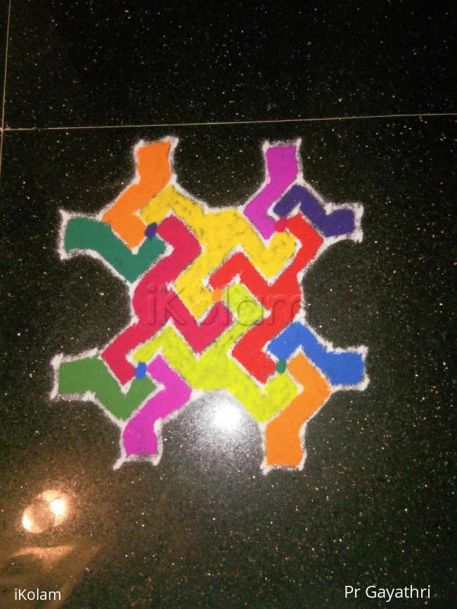 Rangoli: Margazhi Kolam #8