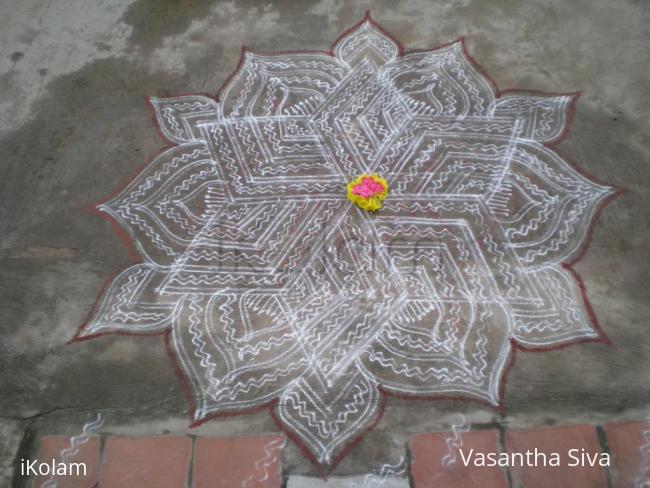 Rangoli: margazhi kolam 3