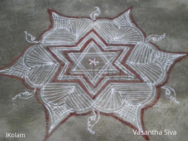 Rangoli: margazhi kolam 2