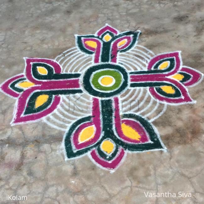 Rangoli: Friday kolam