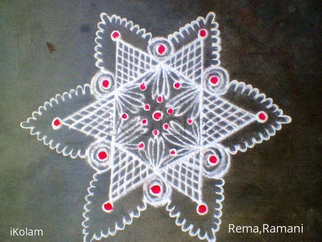 Rangoli: Star kolam