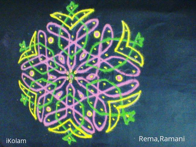 Rangoli: pulli kolam