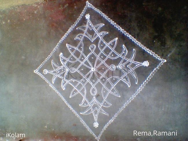 Rangoli: pulli kolam