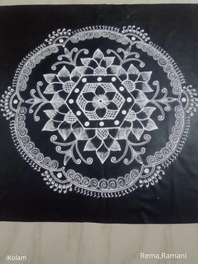 Rangoli: Poo kolam