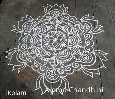 Rangoli: Freehand rangoli