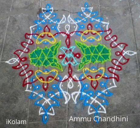 Rangoli: Twin celebration kolam