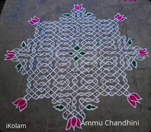 Rangoli: Dotted kolam