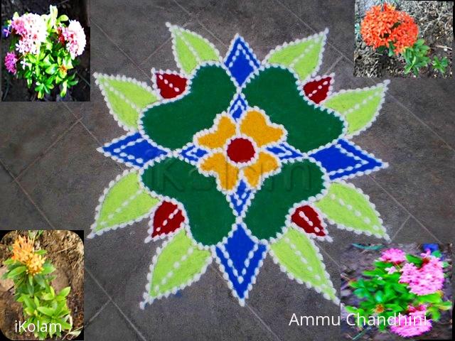 Rangoli: Earth day rangoli