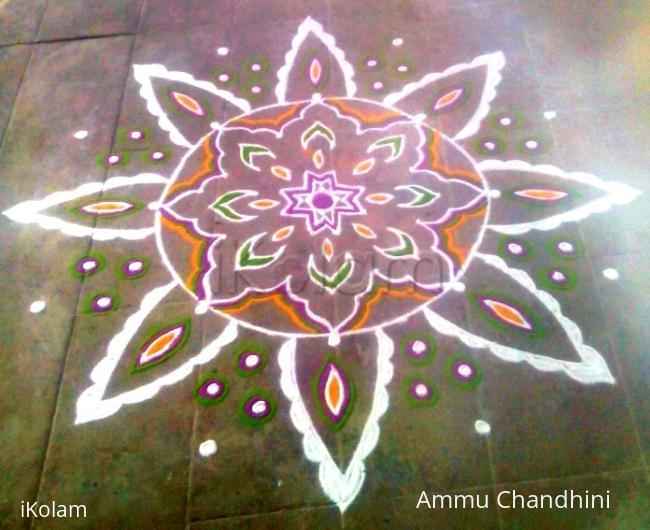 Rangoli: Mardi gras Rangoli