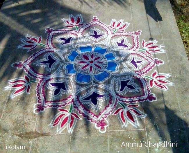 Rangoli: Freehand rangoli