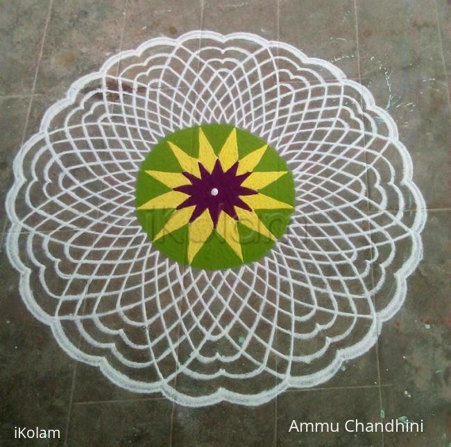 Rangoli: Freehand rangoli