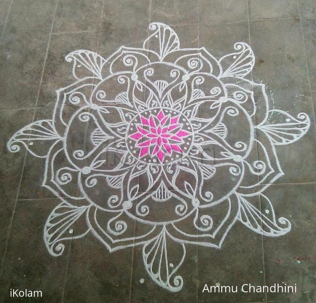 Rangoli: Freehand rangoli