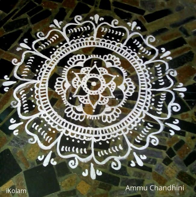 Rangoli: Freehand rangoli