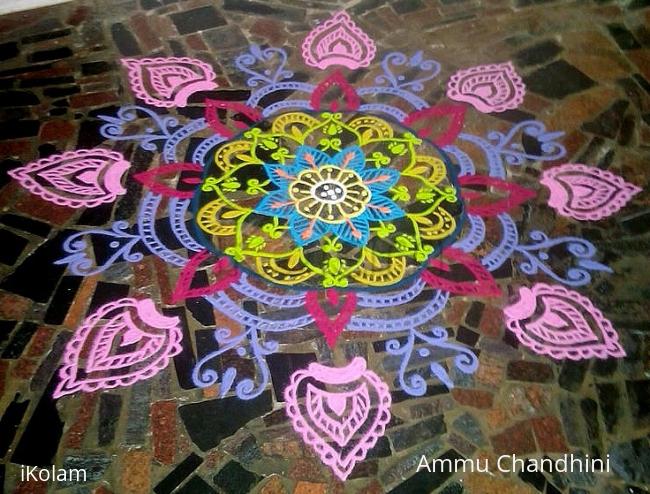 Rangoli: Happy birthday spl kolam