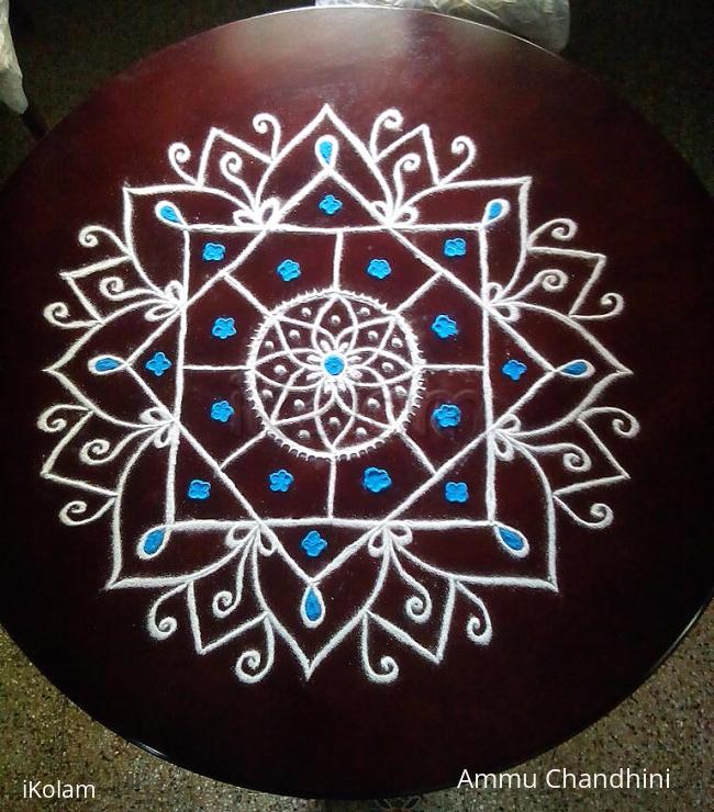 Rangoli: Table top rangoli