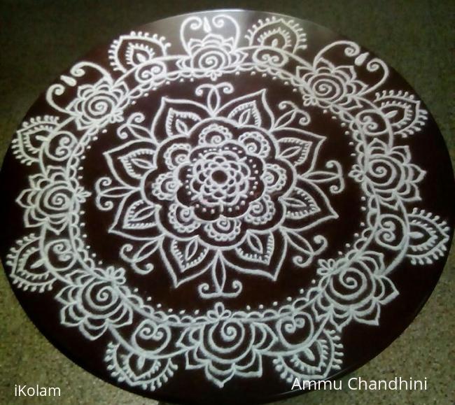 Rangoli: Table top rangoli