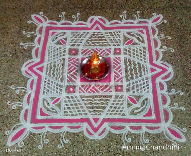 Rangoli: Aadi 4 th Sevvai kolam