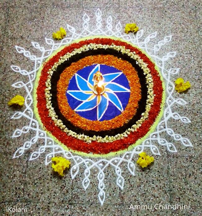 Rangoli: Onam kolam-2